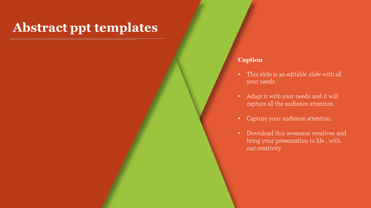 abstract ppt templates